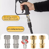 Slėgio plovimo pasukamasis M22 14 mm 360 laipsnių nesulenkimas be sukimosi jungtis, apsauganti nuo sukimosi M22, pistoleto žarna