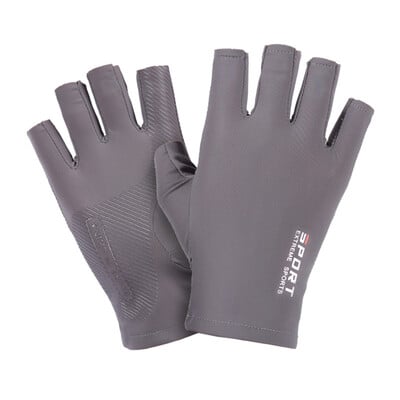 Cyklistické rukavice Ice Silk s polprstmi pre mužov a ženy, outdoorové športy, fitness, šoférovanie, rybolov, vysoko elastické a pohodlné, opaľovacie krémy