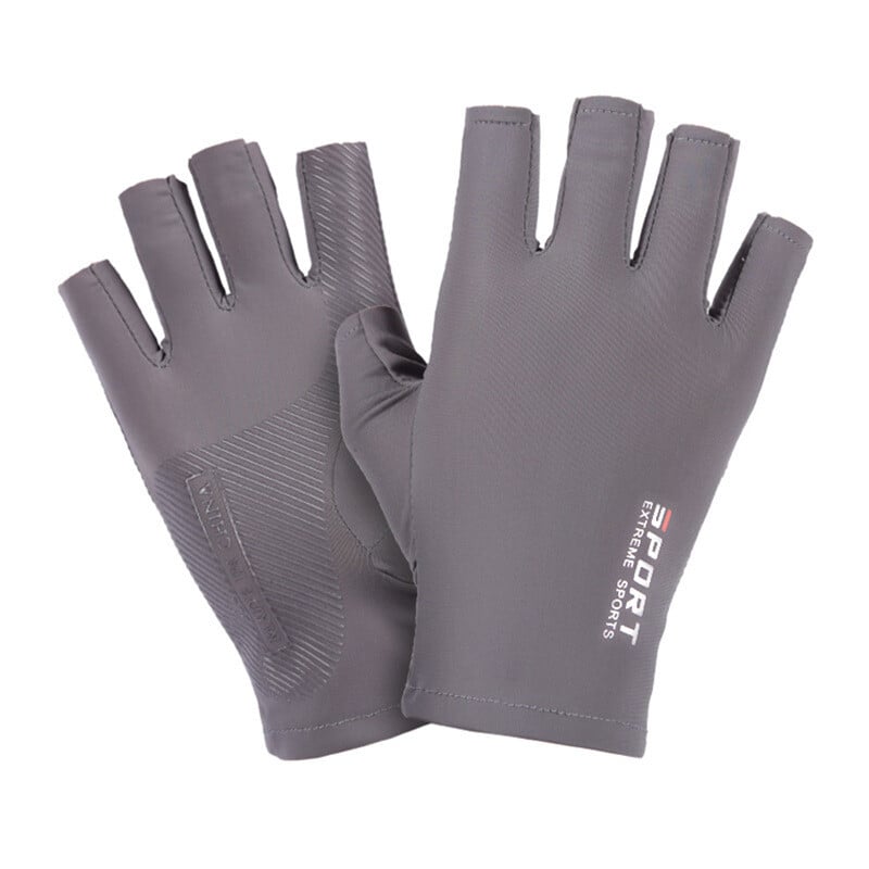 Cyklistické rukavice Ice Silk s polprstmi pre mužov a ženy, outdoorové športy, fitness, šoférovanie, rybolov, vysoko elastické a pohodlné, opaľovacie krémy
