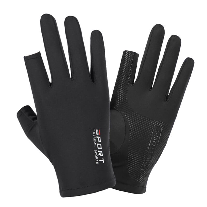 Cyklistické rukavice Ice Silk s polprstmi pre mužov a ženy, outdoorové športy, fitness, šoférovanie, rybolov, vysoko elastické a pohodlné, opaľovacie krémy