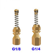 Nagynyomású tömlőfúvóka Csatorna fúvóka Csatorna csövek tisztítása Magasnyomású mosó tömlő csőtisztító adapter Megnyitja a szennyvíz eltömődését