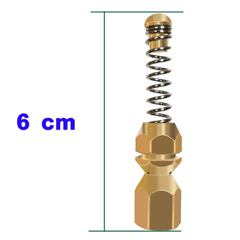 Дюза за маркуч за високо налягане Дюза за канализация Почистване на канализационни тръби Уред за миене под налягане Маркуч Адаптер за почистване на тръби Отваря Запушване на канализацията