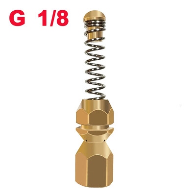 Nagynyomású tömlőfúvóka Csatorna fúvóka Csatorna csövek tisztítása Magasnyomású mosó tömlő csőtisztító adapter Megnyitja a szennyvíz eltömődését