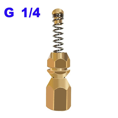 Nagynyomású tömlőfúvóka Csatorna fúvóka Csatorna csövek tisztítása Magasnyomású mosó tömlő csőtisztító adapter Megnyitja a szennyvíz eltömődését