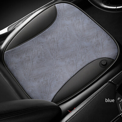 Husă încălzită pentru scaun auto 12V cu conector USB, temperatură reglabilă, pernă de încălzire pentru mașină, moale, PU, pernă de încălzire