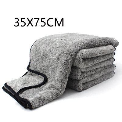 Prosop de spălat auto din microfibră 100X40cm 75x35cm Lavetă de curățare auto cu absorbție superioară Prosop auto din microfibră cu uscare o singură dată