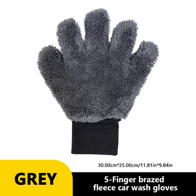 SEAMETAL 5 ujjas kétoldalas autómosó kesztyű mikroszálas törlőkendő autószivacs kesztyű karcmentes autómosó tisztítóeszköz