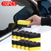 10 ks Sada čistiacich špongií na auto na umývanie pneumatík, utieranie vody, sacia špongia, podložka, vosk, leštenie pneumatík, kefy na nástroje