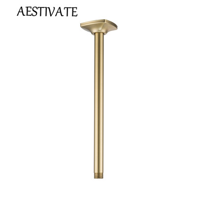 Nerūdijančio plieno dušo svirtis Sidabrinė juoda dengta sieninė dušo galvutės prailginimo vamzdis Vonios kambario priedai Maišytuvo keitimas