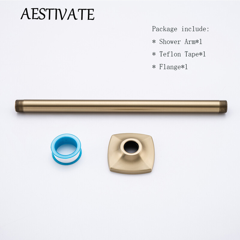 Nerūdijančio plieno dušo svirtis Sidabrinė juoda dengta sieninė dušo galvutės prailginimo vamzdis Vonios kambario priedai Maišytuvo keitimas