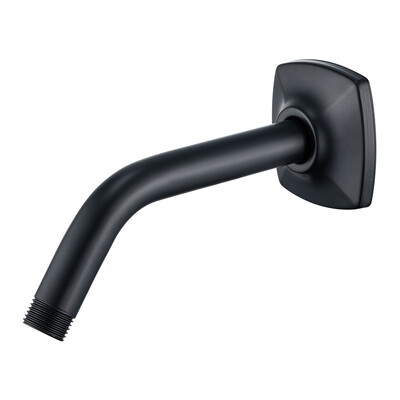 Dušo svirtis 6 colių juodo aukso sienoje montuojama dušo galvutės prailginimo vamzdis nerūdijančio plieno vonios kambario priedai Maišytuvo keitimas.