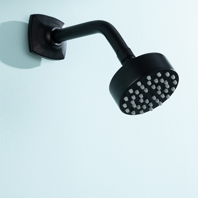 Dušo svirtis 6 colių juodo aukso sienoje montuojama dušo galvutės prailginimo vamzdis nerūdijančio plieno vonios kambario priedai Maišytuvo keitimas.