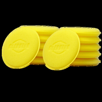 12 DB habfelhordó párna Autóviasz felhordó párna, részletező kerek polírozó szivacsok autóviasz felhordó betéthez