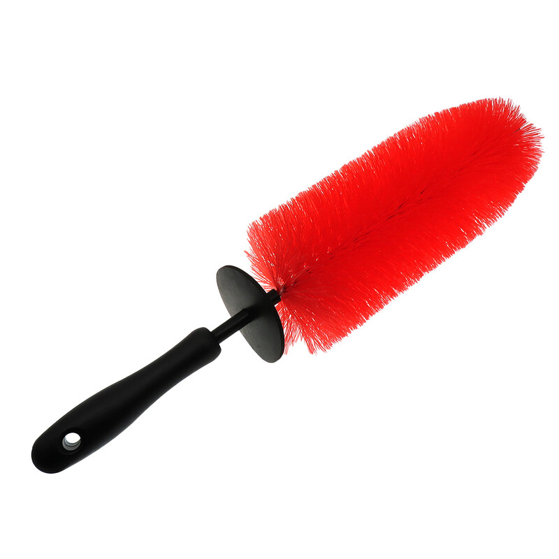 9,5 hüvelykes autókerékmosó kefe gumikefe, hosszú, puha sörtéjű tisztítókefe a motor motorrácsához, kerékmosó kefe tisztítóeszköz