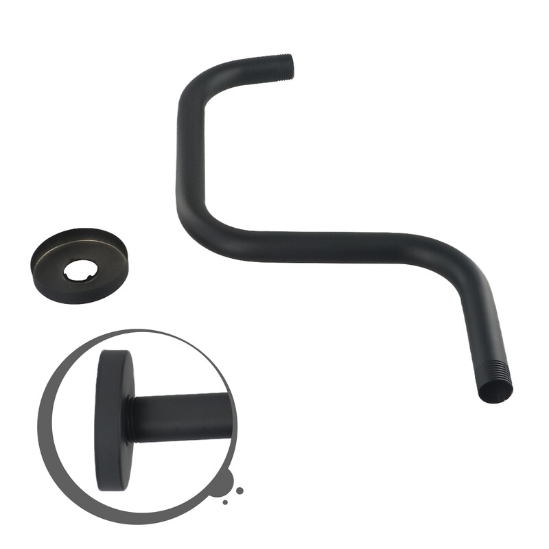 Armatūra santechnikos laikiklis dušo galvutė juoda 13 colių aukštos kokybės su flanšinėmis lubomis nerūdijančio plieno patvarumas