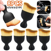 Autó szellőző tisztító puha kefe klíma klíma Kimenet tisztító kefe Autó rés poreltávolító kefe Autó belső tisztító eszköz