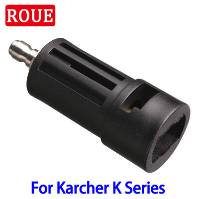 Saderīgs augstspiediena mazgātāja sprauslas adapteris pārveidošanai starp Karcher K2-K7 1/4 collu ātrā savienojuma automazgātavas piederumu