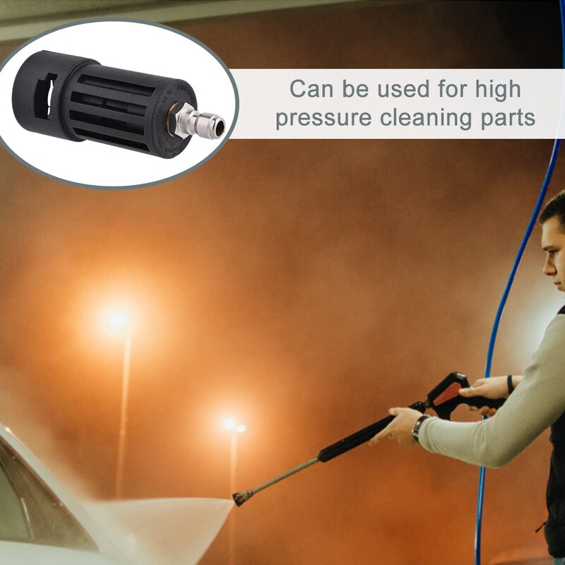 Adaptor de duză pentru mașină de spălat cu înaltă presiune compatibil pentru conversia între accesoriul pentru mașină de spălat auto Karcher K2-K7 1/4'' cu conectare rapidă