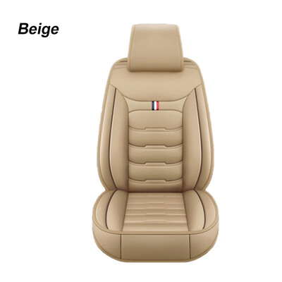 Husă completă pentru scaun Univers Car Piele PU Protectie pentru scaune auto Design Airbag Husă compatibilă cu bancheta divizată față și spate Se potrivește cu majoritatea SUV-urilor auto