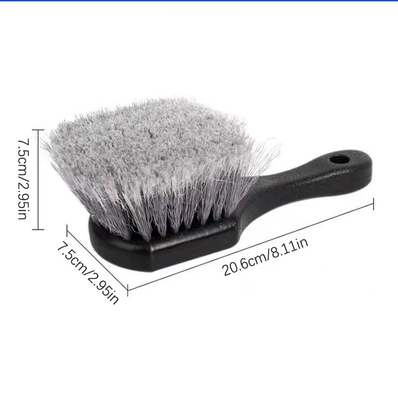 Četka za čišćenje kotača automobila Četka za detalje Kratka drška Četka za pranje naplataka Vozila Alati za održavanje Auto pribor