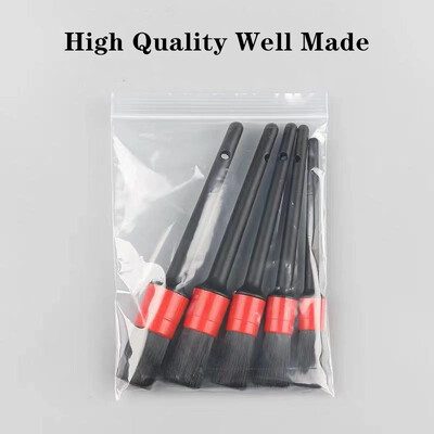 Set de perii pentru detalierea părului de mistreți, 5 buc. Set de perii pentru curățarea automată a interiorului, roțile exterioare, anvelopele, pentru detalii din piele, perii, set de instrumente