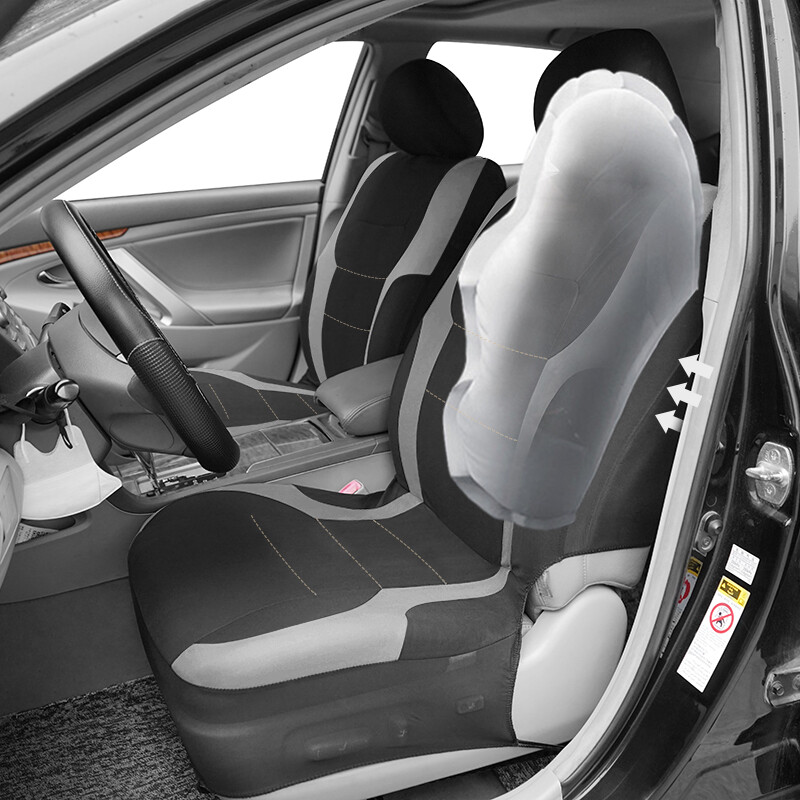 Universalūs poliesterio automobilių sėdynių užvalkalai sportiško dizaino, tinka daugeliui automobilių visureigių keturių sezonų sėdynių užvalkalai automobilių priedams salone