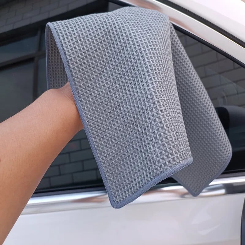 2 ks utierka na umývanie auta, sklo, voda, sušenie, mikrovlákno, čistiace utierky na okná, auto detailing, vaflová väzba do kuchyne a kúpeľne 40*40 cm