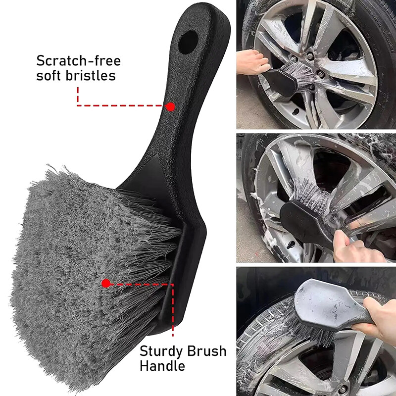 Univerzálne nástroje na čistenie pneumatík, kefa na čistenie ráfikov automobilových pneumatík, detailovacie kefy, umývacie utierky, autopríslušenstvo