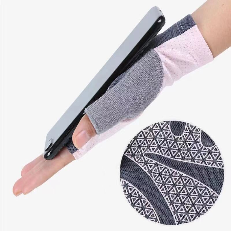 Dviračių sportui skirtos lauko pirštinės Profesionalios treniruoklių salės, kvėpuojančios, neslystančios puspirštinės pirštinės Vasarinės žvejybos pirštinės, apsaugančios nuo saulės