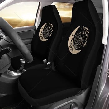 Καλύμματα καθισμάτων Moon Boho Style Sun Spiritual Sun and Moon Seat Covers Σετ με 2 Fit Most Vehicle Cars Sedan Universal Fit Car