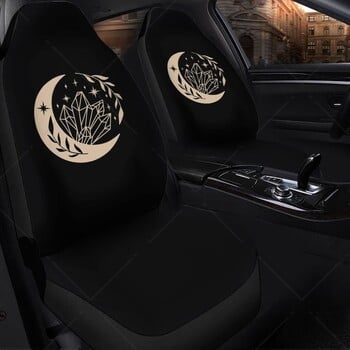 Καλύμματα καθισμάτων Moon Boho Style Sun Spiritual Sun and Moon Seat Covers Σετ με 2 Fit Most Vehicle Cars Sedan Universal Fit Car