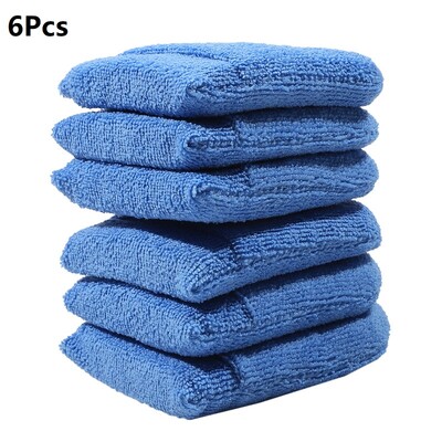 2/4/6 db Puha mikroszálas autóviasz felhordó kesztyű polírozó szivacs viasz hab autóviasz felhordó párna autó részletező tisztító eszközök