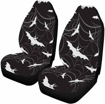 Goth Bat Presvlake za autosjedalice Prednja sjedala Halloween Prednja sjedala 2 kom Univerzalni set štitnika za prednja sjedala automobila Univerzalni set za automobile Kamion