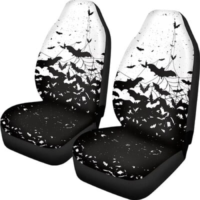 Goth Bat Presvlake za autosjedalice Prednja sjedala Halloween Prednja sjedala 2 kom Univerzalni set štitnika za prednja sjedala automobila Univerzalni set za automobile Kamion