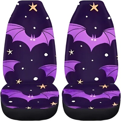 Goth Bat Presvlake za autosjedalice Prednja sjedala Halloween Prednja sjedala 2 kom Univerzalni set štitnika za prednja sjedala automobila Univerzalni set za automobile Kamion