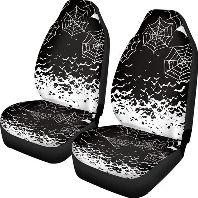 Goth Bat Presvlake za autosjedalice Prednja sjedala Halloween Prednja sjedala 2 kom Univerzalni set štitnika za prednja sjedala automobila Univerzalni set za automobile Kamion