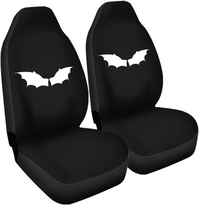 Goth Bat Presvlake za autosjedalice Prednja sjedala Halloween Prednja sjedala 2 kom Univerzalni set štitnika za prednja sjedala automobila Univerzalni set za automobile Kamion