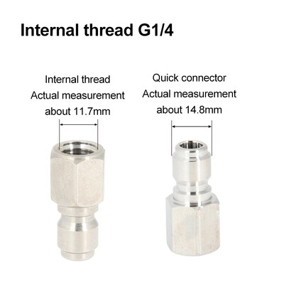 Conector rapid pentru pistol de apă de înaltă presiune G3/8 din oțel inoxidabil