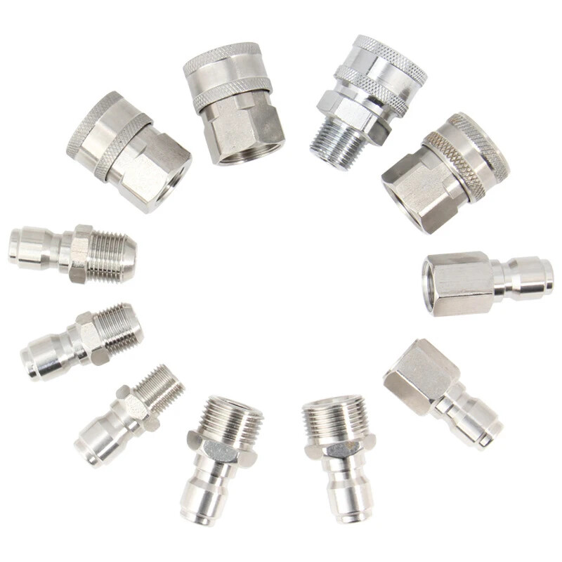 Conector rapid pentru pistol de apă de înaltă presiune G3/8 din oțel inoxidabil