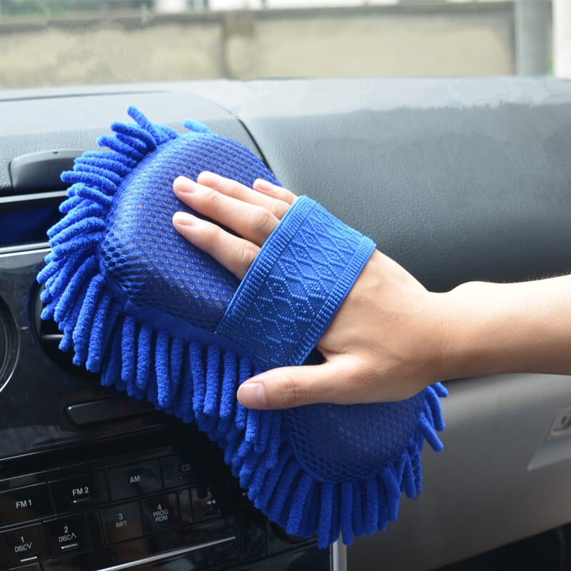 2 ks koralových rukavíc na umývanie auta, špongia na čistenie auta, detailovacie kefy, autorukavice, styling, nástroje na čistenie auta, autopríslušenstvo