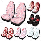 Ružičasti automobilski jastuk za Valentinovo za automobile Prednji ljubavni uzorak Navlake za autosjedalice Automobilske navlake za sjedala Dodaci