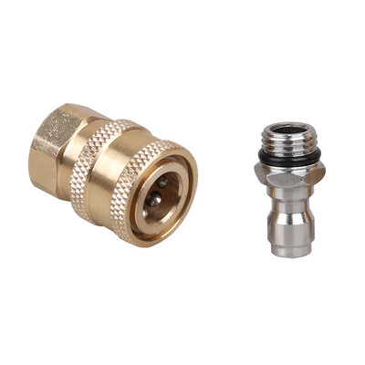 Pjenasti konektor za pranje automobila 1/4 inča Brzo spojna utičnica i brzo spajanje sa ženskim M14 za visokotlačni pištolj za pranje vode