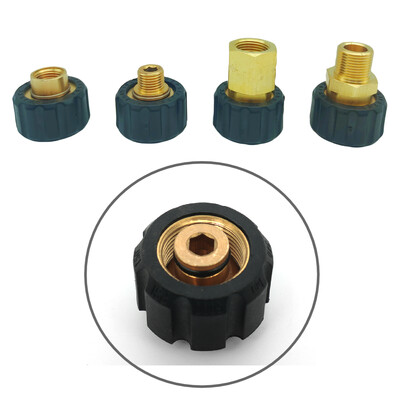 Nagynyomású mosóhab lándzsa adapter M22 csavaros csatlakozó G1/4 menettel Karcher HD/HDS autómosáshoz