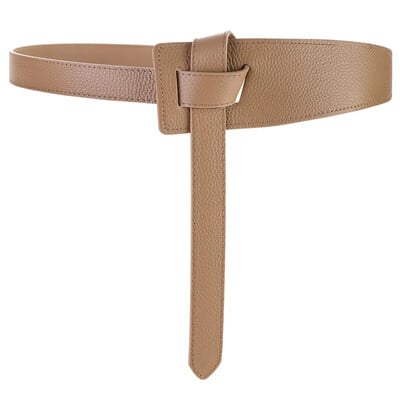 Augstas kvalitātes mezgls, mīksts īstas ādas, gara jostasvieta sieviešu viduklim, plats mētelis korsetes josta Dizainera jostas sievietēm Cummerbunds