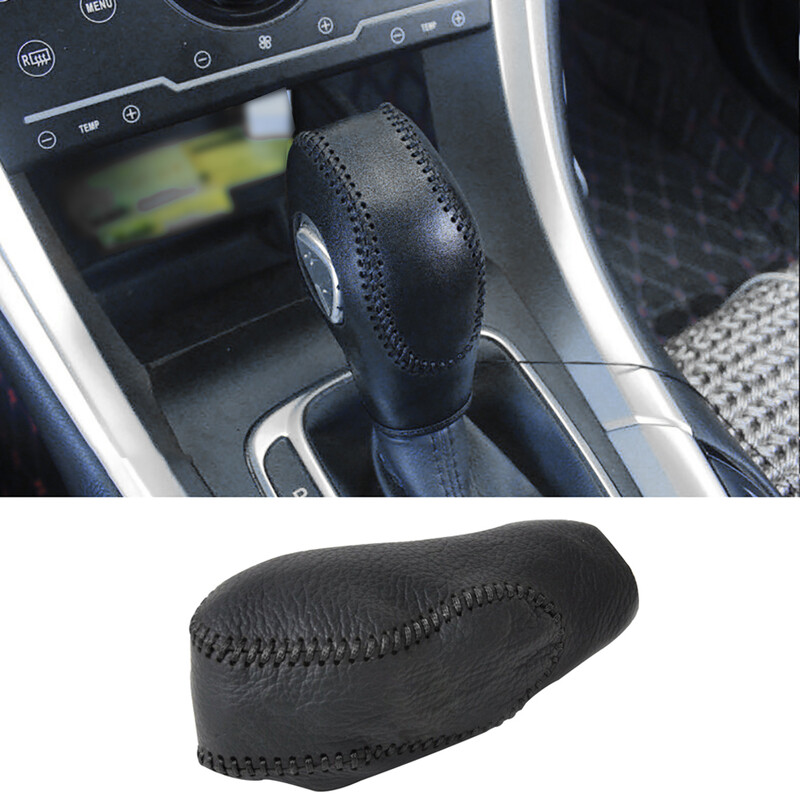 Kryt radiacej páky z PU kože, protišmykový kryt radiacej páky pre Ford Focus Fiesta Fusion S Fusion SE 2014 2015 2016
