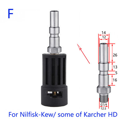 AR/Interskol/Lavor/Bosche/Huter/M22 lándzsa csatlakoztatásához Karcher és női bajonett magasnyomású mosó csatlakozó adapterhez