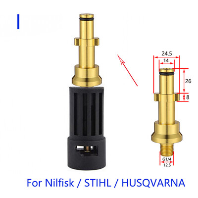 AR/Interskol/Lavor/Bosche/Huter/M22 lándzsa csatlakoztatásához Karcher és női bajonett magasnyomású mosó csatlakozó adapterhez