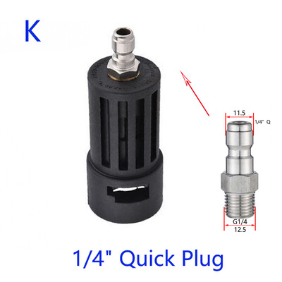 AR/Interskol/Lavor/Bosche/Huter/M22 lándzsa csatlakoztatásához Karcher és női bajonett magasnyomású mosó csatlakozó adapterhez