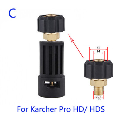 AR/Interskol/Lavor/Bosche/Huter/M22 lándzsa csatlakoztatásához Karcher és női bajonett magasnyomású mosó csatlakozó adapterhez