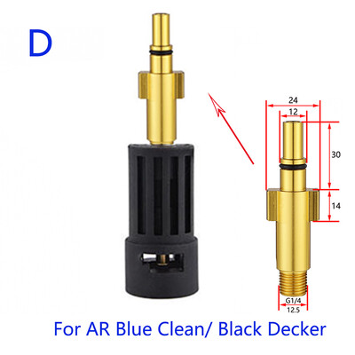 AR/Interskol/Lavor/Bosche/Huter/M22 lándzsa csatlakoztatásához Karcher és női bajonett magasnyomású mosó csatlakozó adapterhez